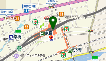 ABC-MART 京阪モール京橋店の地図画像