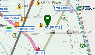 ABC-MART グランツリー武蔵小杉店の地図画像