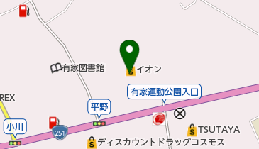 ABC-MART イオン有家店の地図画像