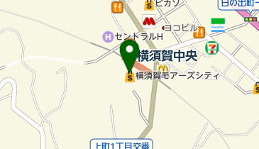 ABC-MART 横須賀モアーズシティ店の地図画像