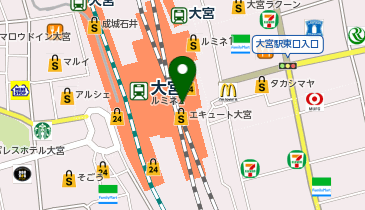 ABC-MART ルミネ大宮ルミネ2店の地図画像