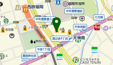ABC-MART GRAND STAGE GRAND STAGE POP UP SHOP大丸福岡天神店の地図画像