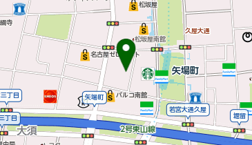 ABC-MART 名古屋パルコ西館店の地図画像