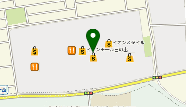 Charlotte Charlotteイオンモール日の出店の地図画像