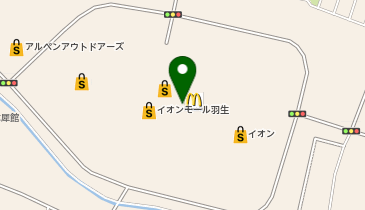 Charlotte Charlotteイオンモール羽生店の地図画像