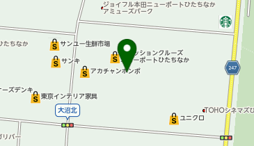 ABC-MART ニューポートひたちなかファッションクルーズ店の地図画像