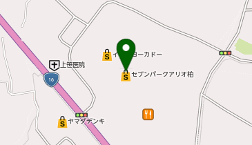 ABC-MART セブンパークアリオ柏店の地図画像