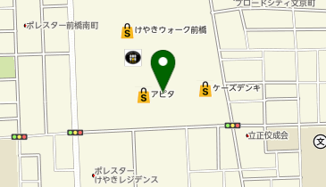 ABC-MART けやきウォーク前橋店の地図画像