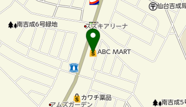 ABC-MART 仙台南吉成店の地図画像