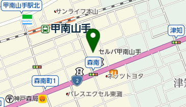 ABC-MART セルバ甲南山手店の地図画像
