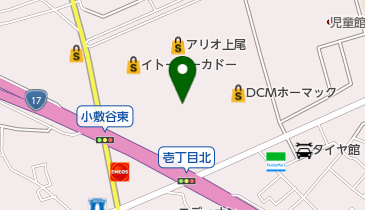 ABC-MART アリオ上尾店の地図画像
