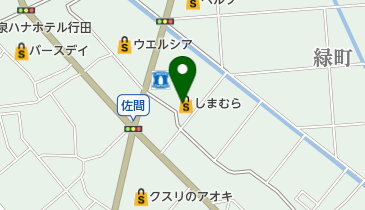 しまむら 行田店の地図画像