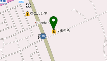 しまむら 谷田部店の地図画像