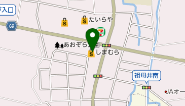 しまむら 芳賀店の地図画像