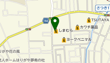 しまむら 針ケ谷店の地図画像