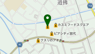 しまむら 宮代店の地図画像
