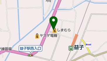 しまむら 益子店の地図画像