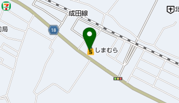 しまむら 安食店の地図画像