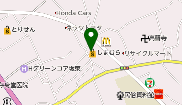 しまむら 岩井店の地図画像