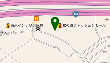 しまむら 牧の原店の地図画像