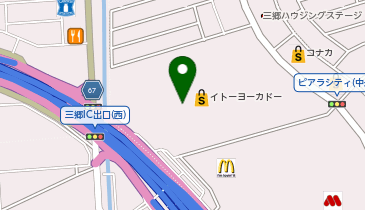 しまむら イトーヨーカドー三郷店の地図画像