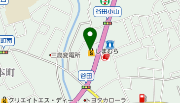 しまむら 谷田店の地図画像