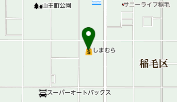 しまむら 山王店の地図画像