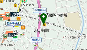 しまむら藤沢店の地図画像