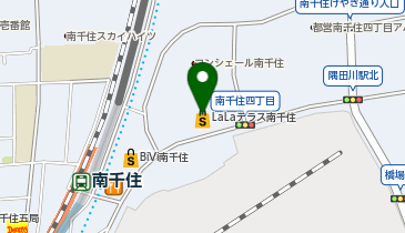しまむら LaLaテラス南千住店の地図画像