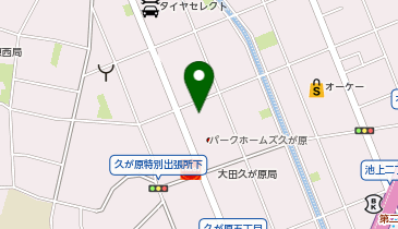 しまむら 久が原店の地図画像