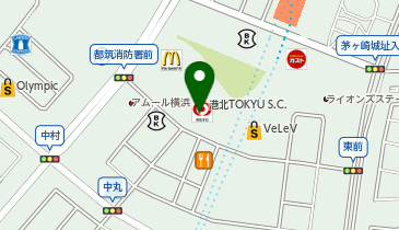 しまむら 港北東急S.C.店の地図画像