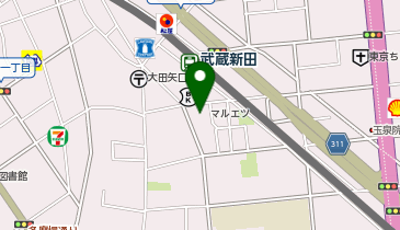 しまむら 新田店の地図画像