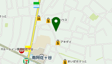 しまむら ピーコックストア阿佐谷店の地図画像