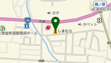 しまむら 一箕町店の地図画像