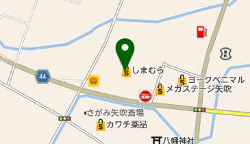 しまむら 矢吹店の地図画像
