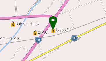 しまむら 田島店の地図画像