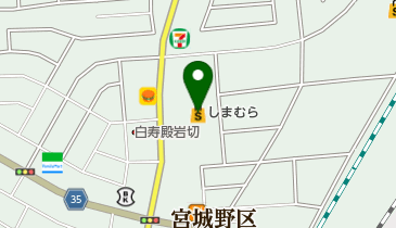 しまむら 岩切店の地図画像