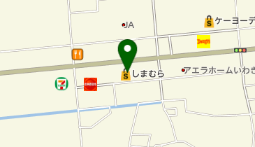 しまむら いわき湯本店の地図画像