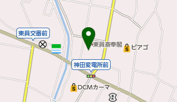 しまむら 東員店の地図画像