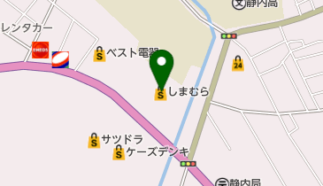しまむら 静内店の地図画像