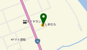 しまむら 富良野店の地図画像