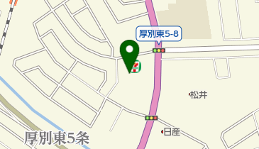 しまむら 厚別東店の地図画像