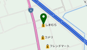 しまむら 湖北店の地図画像