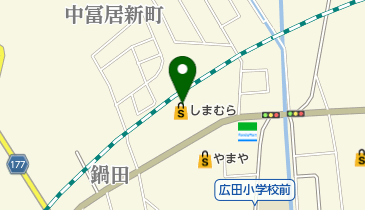 しまむら 鍋田店の地図画像