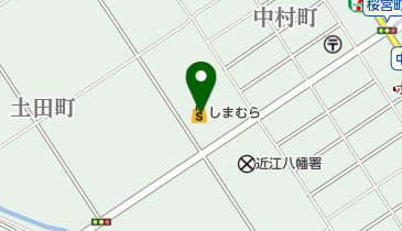 しまむら 近江八幡店の地図画像