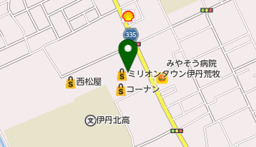 しまむら 荒牧店の地図画像