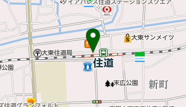 しまむら アルビ住道店の地図画像