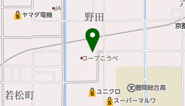しまむら 豊岡店の地図画像