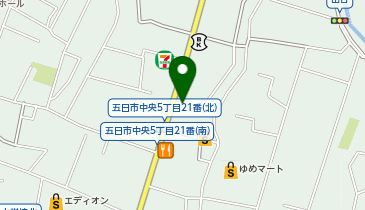 しまむら ゆめモール五日市店の地図画像