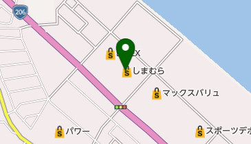 しまむら 時津店の地図画像